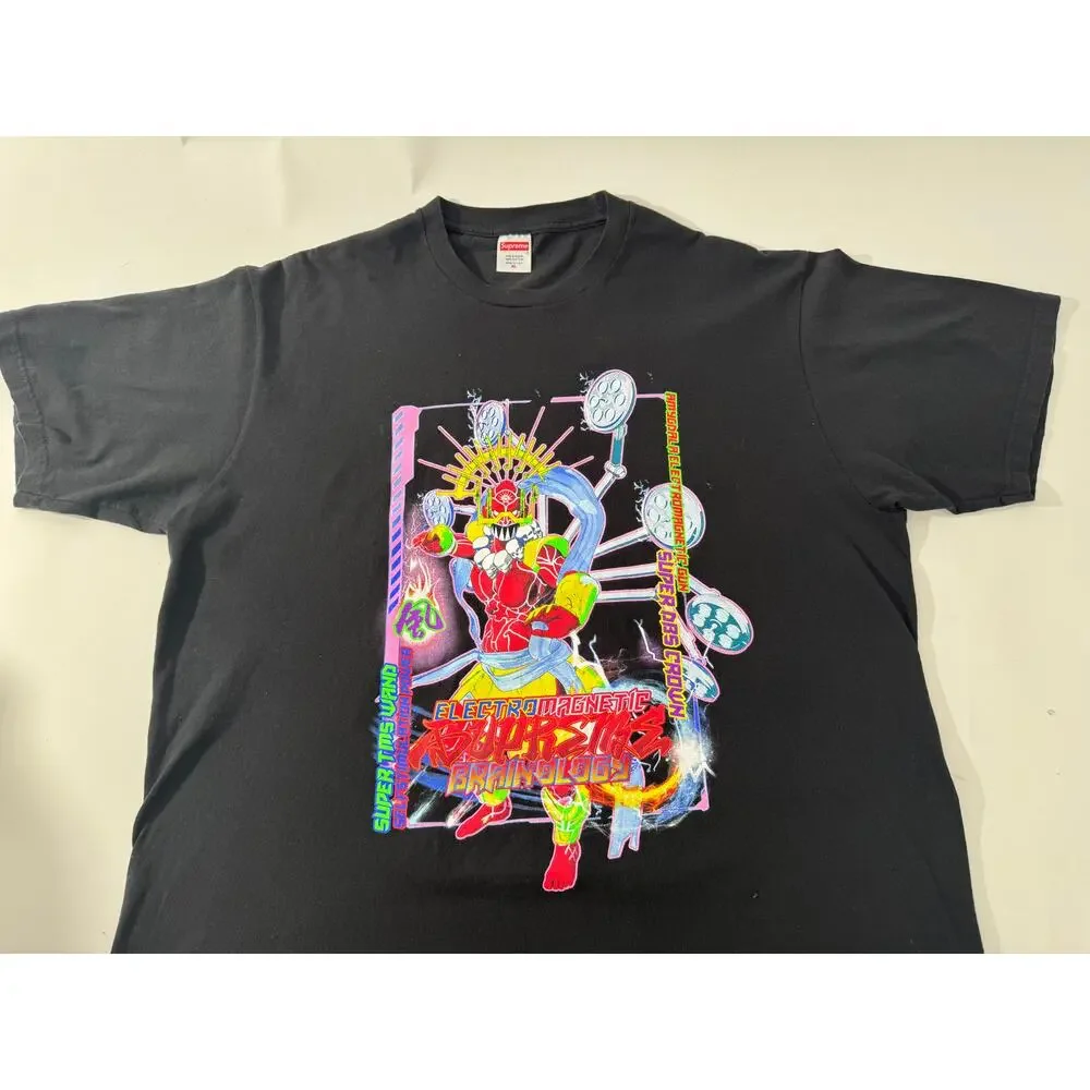 Men's Supreme Rare Electromagnetic Short Sleeve T-Shirt Size XL